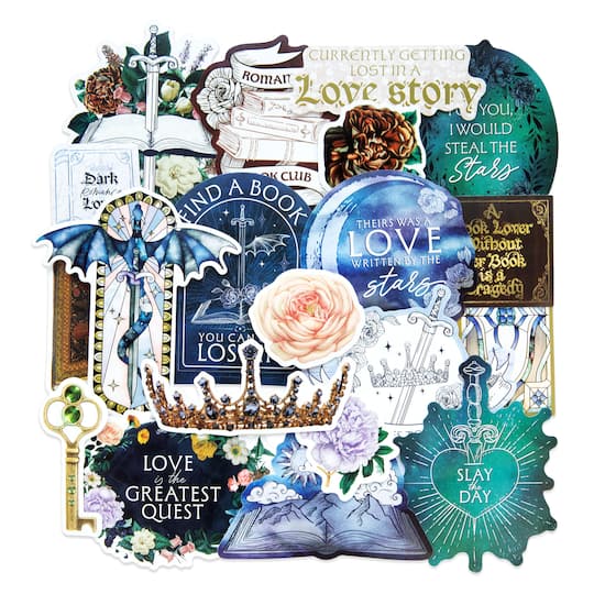 Starlit Vinyl Die Cut Stickers by Recollections™